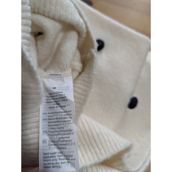 Madewell Brockton Bobble sweater in coziest yarn Medium - Picture 7 of 8